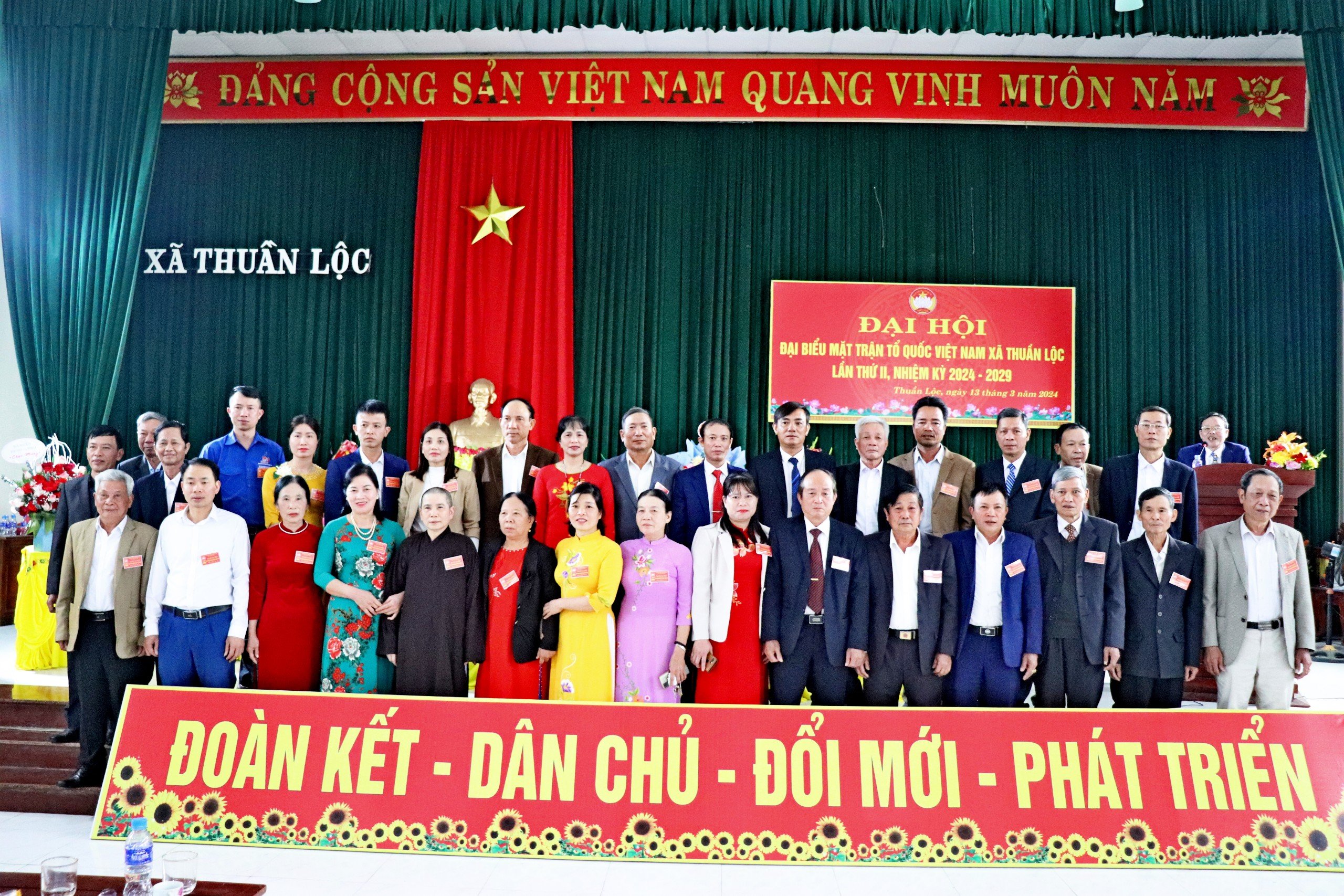 Mặt Trần Tổ Quốc xã Thuần Lộc tổ chức Đại hội đại biểu lần thứ II, nhiệm kỳ 2024 - 2029.
